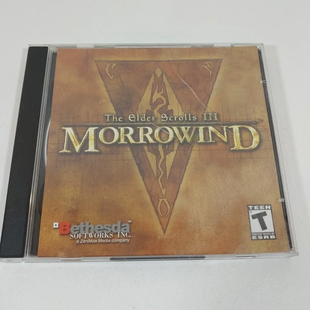The‎ Elder Scrolls III 3 Morrowind (Windows PC CD, 2002) Complete 2 Disc Set